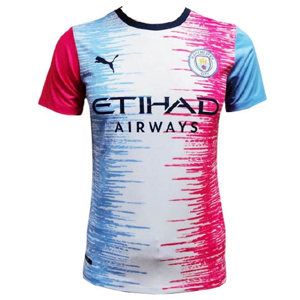 Thailand Trikot Manchester City Speziell 2021-2022 Blau Weiß Günstige Fußballtrikots